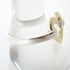 Band Ring Sterling Silver and 18K Yellow Gold
