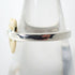 Band Ring Sterling Silver and 18K Yellow Gold