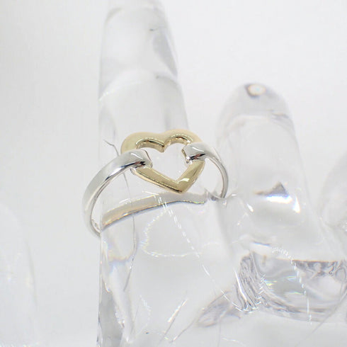 Band Ring Sterling Silver and 18K Yellow Gold