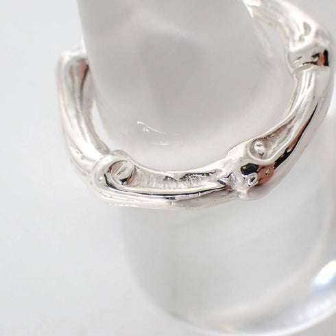 Bamboo Ring Sterling Silver