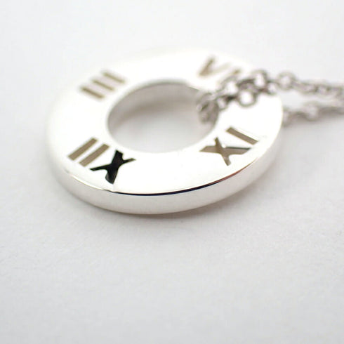 Atlas Pendant Necklace Sterling Silver