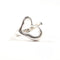Open Heart Ring Sterling Silver