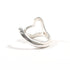 Open Heart Ring Sterling Silver