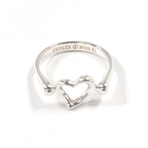 Open Heart Ring Sterling Silver