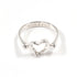 Open Heart Ring Sterling Silver