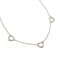 Open Heart Pendant Necklace Sterling Silver 9mm
