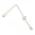Open Heart Pendant Necklace Sterling Silver 9mm