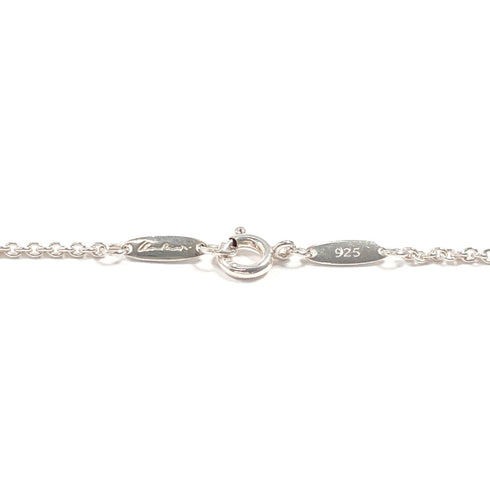 Open Heart Pendant Necklace Sterling Silver 27mm