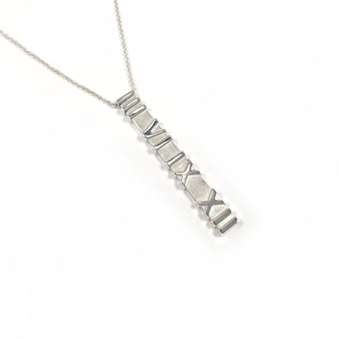 Atlas Pendant Necklace Sterling Silver