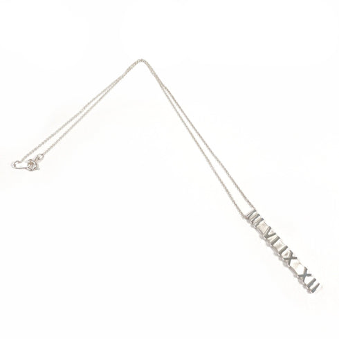 Atlas Pendant Necklace Sterling Silver