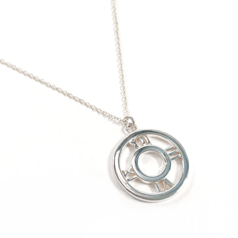 Atlas Pendant Necklace Sterling Silver
