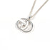 Double G Pendant Necklace Sterling Silver