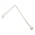 Double G Pendant Necklace Sterling Silver