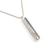 Bar Pendant Necklace Sterling Silver