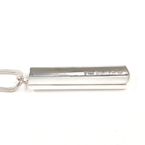 Bar Pendant Necklace Sterling Silver