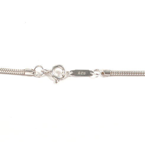 Bar Pendant Necklace Sterling Silver