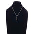 Bar Pendant Necklace Sterling Silver