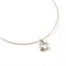 Pierced Cross Pendant Necklace Sterling Silver