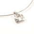 Pierced Cross Pendant Necklace Sterling Silver
