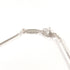 Pierced Cross Pendant Necklace Sterling Silver