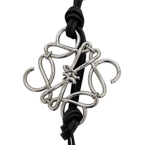 Charm Leather and Metal Black Handbag Charm