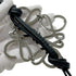 Charm Leather and Metal Black Handbag Charm