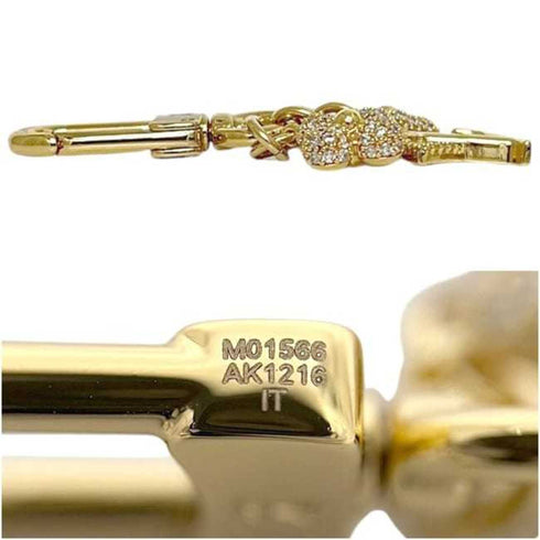 Charm Metal and Rhinestone Gold Handbag Charm