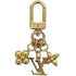 Charm Metal and Rhinestone Gold Handbag Charm