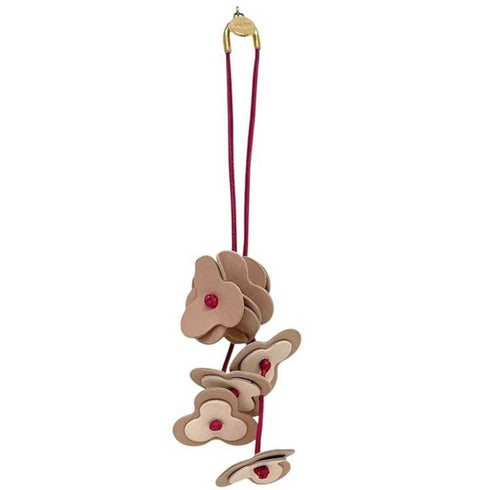 Charm Leather Pink Handbag Charm