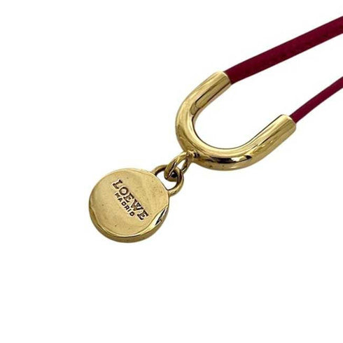 Charm Leather Pink Handbag Charm