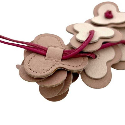 Charm Leather Pink Handbag Charm