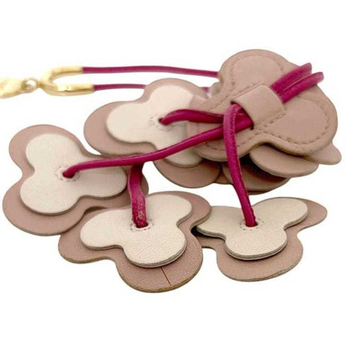 Charm Leather Pink Handbag Charm