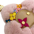 Vivienne Head Flower Crown Charm Fur and Leather Handbag Charm