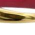 Horsebit Bracelet Leather and Metal Red