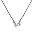 CC Logo Pendant Necklace Silver-Tone Metal