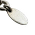 CC Logo Pendant Necklace Silver-Tone Metal