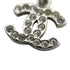 CC Logo Pendant Necklace Silver-Tone Metal