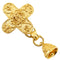 CC Logo Cross Brooch Metal