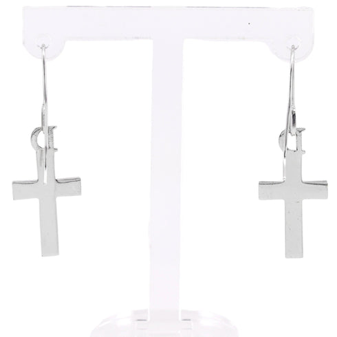 Earrings Silver-Tone Metal