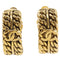 CC Logo Clip-On Earrings Metal Gold-Tone Metal