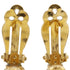 CC Logo Clip-On Earrings Metal Gold-Tone Metal