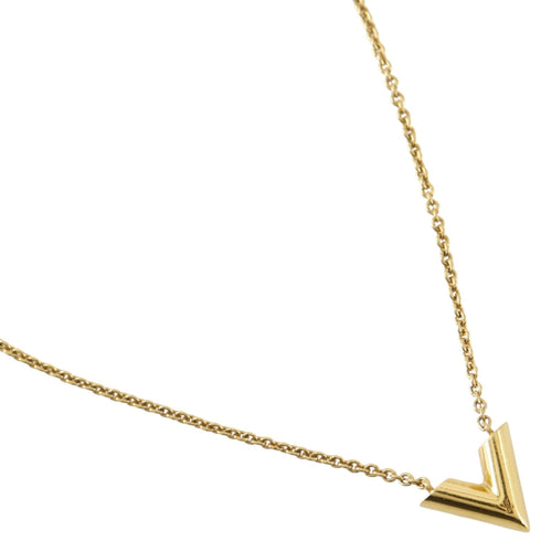 Essential V Pendant Necklace Gold