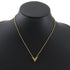 Essential V Pendant Necklace Gold