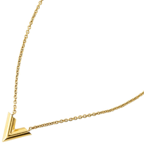 Essential V Pendant Necklace Gold