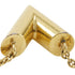 Essential V Pendant Necklace Gold