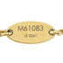 Essential V Pendant Necklace Gold