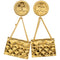 CC Logo Clip-On Earrings Metal Gold-Tone Metal