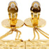 CC Logo Clip-On Earrings Metal Gold-Tone Metal