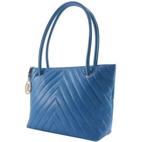 Classic Double Flap Bag Chevron Caviar Small