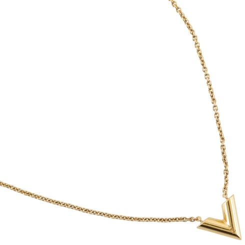 Essential V Pendant Necklace Gold